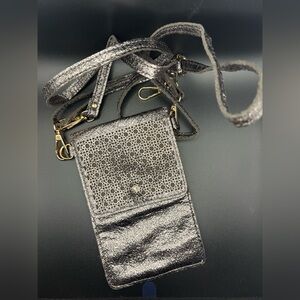 Stylish Metallic Phone Crossbody Case